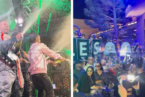Philadelphia Eagles Celebrate Super Bowl Victory at Las Vegas Hot Spot