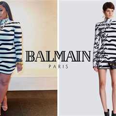 You ask, we answer! Ashanti Posed for the ‘Gram in a Black and White Balmain Dress