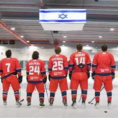 Israeli hockey league unafraid to get political brings its message to UBS Arena