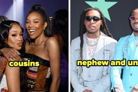26 Black Celebs You Didn't Know Were Related