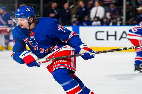 Rangers’ Chris Kreider misses third straight game with upper body injury