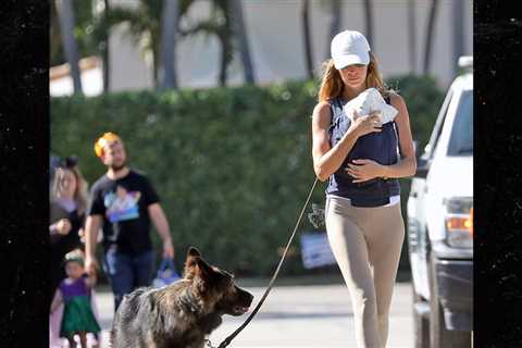 Gisele Bündchen Seen With Newborn for First Time Out on Miami Stroll