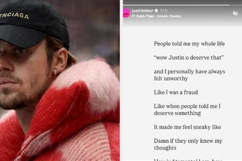 Justin Bieber Posted An Emotional Message About Feeling Like A Fraud, And It's Honestly Relatable