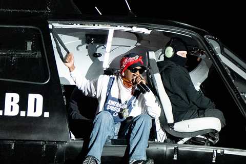 A$AP Rocky Performs From Helicopter at Rolling Loud Los Angeles