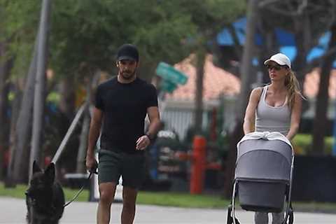 Gisele Bündchen & Joaquim Valente Out and About in Miami With Newborn