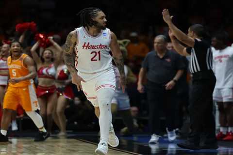 Houston rides relentless defense to win over Tennessee for first Final Four berth since 2021
