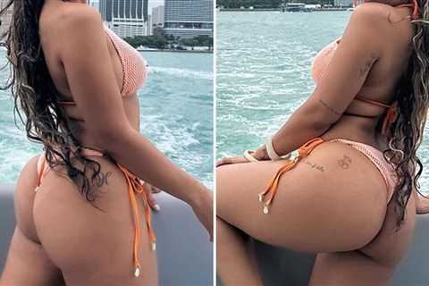 Guess Which Actress Shared These Bikini Booty Shots!