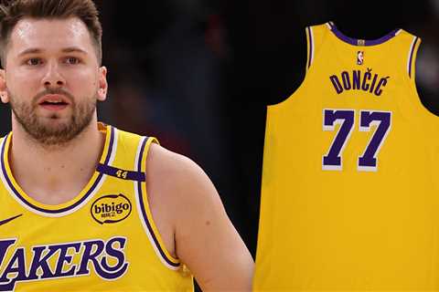 Luka Doncic's Game-Worn Lakers Jersey Hits Auction, Could Fetch Six Figures!