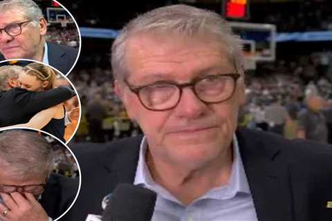 Geno Auriemma fights back tears in ‘emotional’ interview after UConn’s national championship win