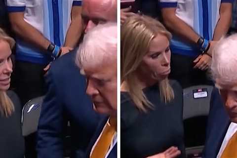 President Trump Blows Off RFK Jr.'s Wife Cheryl Hines at UFC Event, on Video
