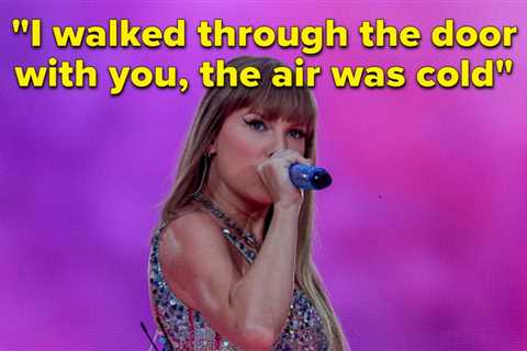 Can You Guess The Taylor Swift Song By The First Line?