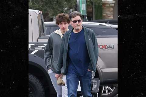 Charlie Sheen Goes Out With Son, Siblings, Martin Sheen After Sami Roasts Him