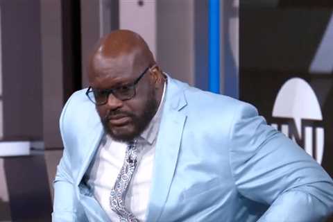 Shaq bolts from ‘Inside the NBA’ set in hilarious bathroom emergency: ‘He can’t hold it’