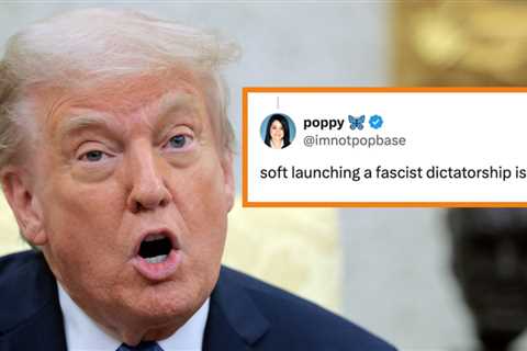 Soft Launching A Fascist Dictatorship Is Insane — People Are Floored By Donald Trump Selling Trump..