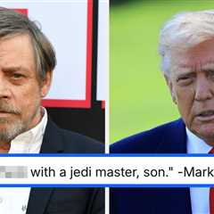 People Are Giving Mark Hamill A Round Of Applause For His Response To That Trump Star Wars Image