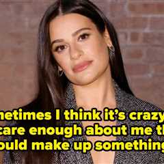 Lea Michele Addressed Those Crazy Rumors That She Can't Read