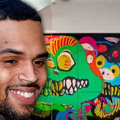 Controversial L.A. Graffiti House Formerly Owned by Chris Brown Back on Market