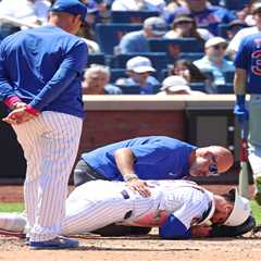 Foul tip to groin has Mets’ Luis Torrens mulling equipment change