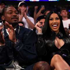 Cardi B & NFL Star Stefon Diggs Get Cozy at New York Knicks Game Amid Dating Rumors