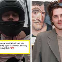 Cruz Beckham Posted A Pretty Pointed Statement After Brooklyn Beckham Said He’ll “Always Choose”..