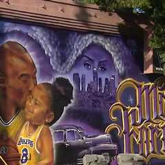 Kobe Bryant Mural Restored After Vandalization Thanks To Luka Doncic Donation