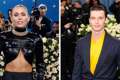 A Photo Of Exes Miley Cyrus And Patrick Schwarzenegger Running Into Each Other At The Met Gala Is..