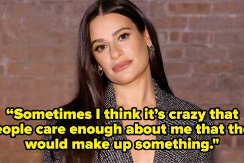 Lea Michele Addressed Those Crazy Rumors That She Can't Read