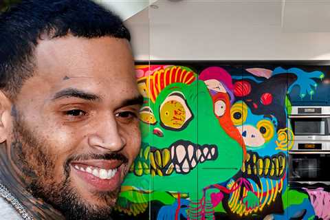 Controversial L.A. Graffiti House Formerly Owned by Chris Brown Back on Market