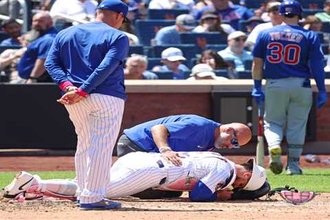 Foul tip to groin has Mets’ Luis Torrens mulling equipment change
