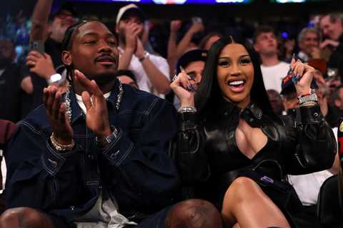 Cardi B & NFL Star Stefon Diggs Get Cozy at New York Knicks Game Amid Dating Rumors