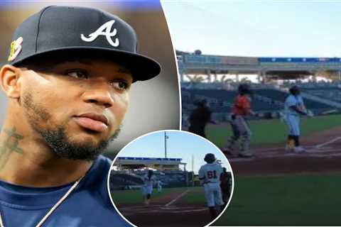Braves’ Ronald Acuna Jr. crushes home run in first rehab game