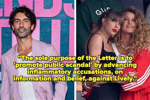 Justin Baldoni's Lawyer's Claims That Blake Lively Was Extorting Taylor Swift Have Been Shut Down..