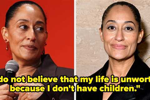 Tracee Ellis Ross Got Real About Child-Free People Being Just As “Worthy” As Parents, And People..