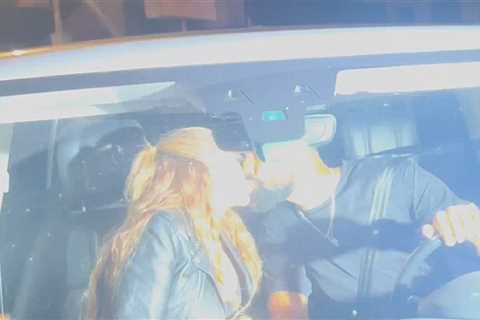 Larsa Pippen and Jeff Coby Share Passionate Kiss After Romantic Dinner