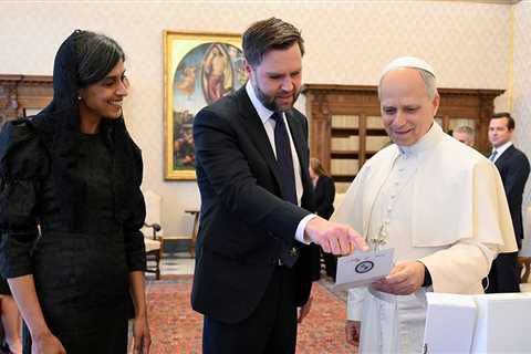 Pope Leo XIV Gifted Chicago Bears Jersey From Vice President JD Vance