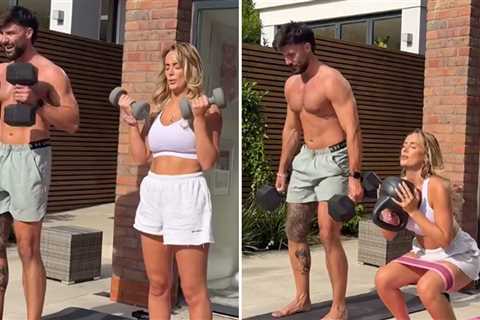 'Love Island' Couple Millie Court and Liam Reardon's Workout Sesh!