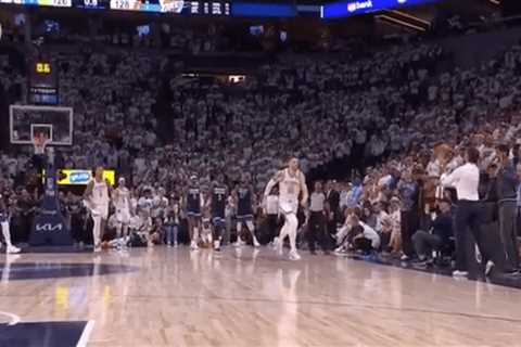 Timberwolves fan becomes unexpected part of Game 4 in crucial final moments