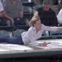 Fan’s wild dive for foul ball a lone highlight for dreadful Athletics