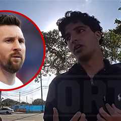 Lionel Messi Fan Chastised By Cop After Rushing Soccer Star