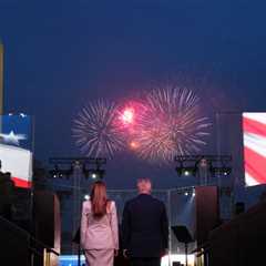 Military Parade Ends in Massive Fireworks Display