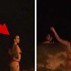 Billie Eilish and Pals Cool Off With Night Dip in Sea Off Barcelona, Spain