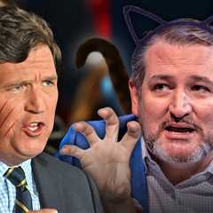 Tucker Carlson Calls Ted Cruz a 'Sleazy Feline' in Bizarre Interview Moment