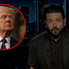 Diego Luna Slams President Trump, Praises Immigrants on 'Jimmy Kimmel Live'