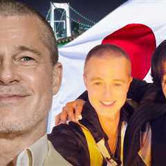 Brad Pitt Plays Arcade Games in Japan Amid L.A. House Burglary