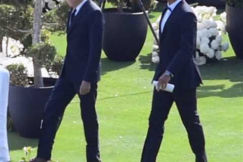 Larry David makes surprise appearance at Josh Allen and Hailee Steinfeld wedding