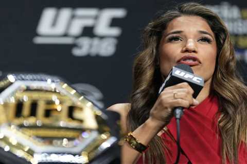 UFC champ Julianna Pena visits Giants: ‘Incredible experience’