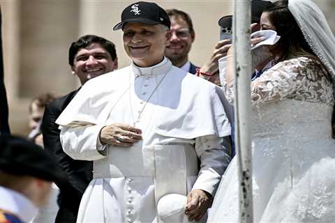 Pope Leo XIV rocks White Sox hat at the Vatican in new photos
