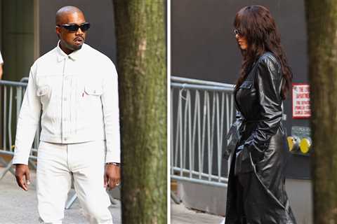 Kanye West and Bianca in NYC, Possibly Heading to Diddy's Criminal Trial