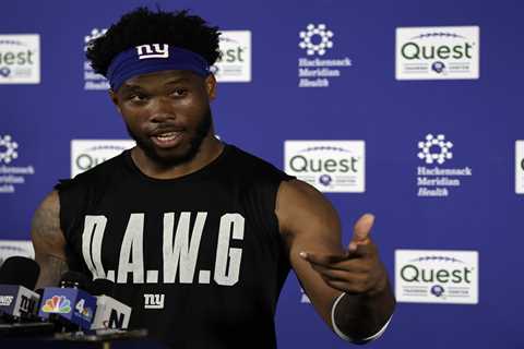 What Giants running back Tyrone Tracy ordered off Amazon to help improve his biggest weakness