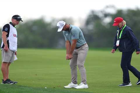 Sam Burns’ US Open hopes were crushed by controversial rules decision
